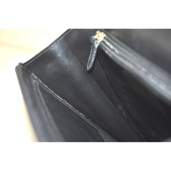 Authentic Salvatore Ferragamo 2Way Shoulder Hand Bag Leather Black - Picture 13 of 16